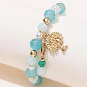 3/$30 NEW! Tree of Life Bracelet Charm Beaded Boho Cute Dainty